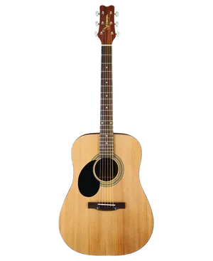 Acoustic Guitar Classic Design PNG image