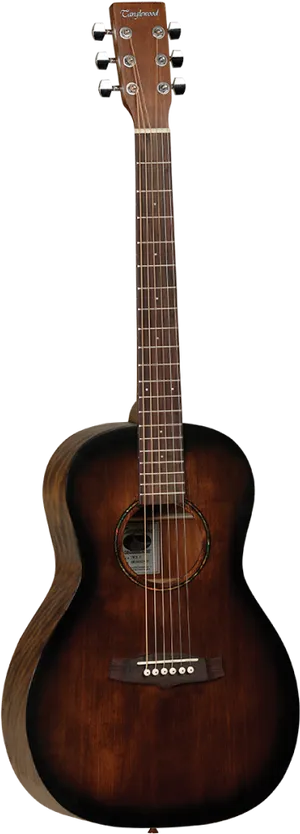 Acoustic Guitar Elegant Design PNG image