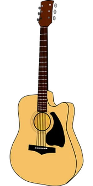 Acoustic Guitar Illustration