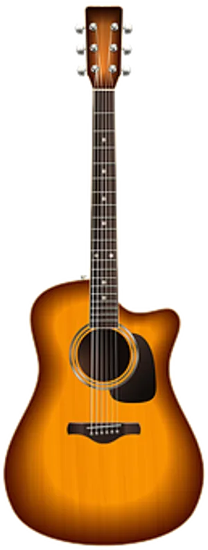Acoustic Guitar Sunburst Finish