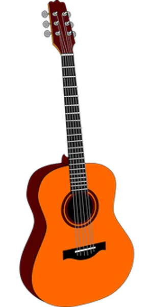 Acoustic Guitar Vector Illustration