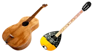 Acoustic Guitarand Russian Balalaika