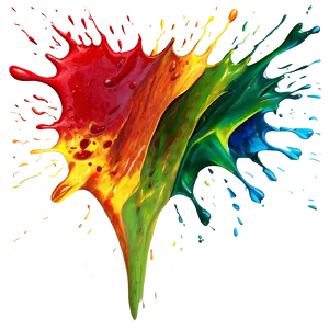 Acrylic Paint Splash PNG 25