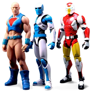 Action Figure Assembly PNG Kde40