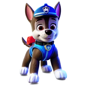 Action Figure Chase Paw Patrol Png Jsc PNG image