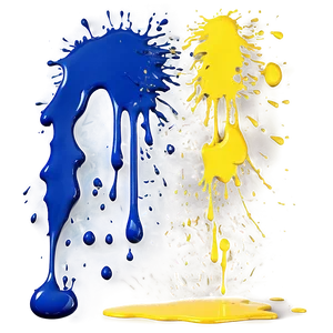 Action Painting Splatter Effect PNG 64