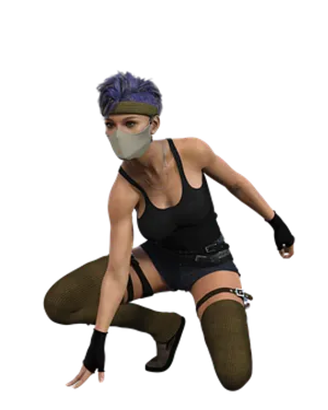 Action Ready Female Character