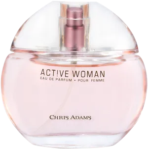 Active Woman Perfume Bottle Chris Adams PNG image