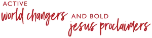 Active World Changers Bold Jesus Proclaimers Banner PNG image