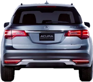 Acura M D X Prototype Rear View PNG image