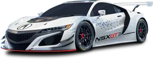 Acura N S X G T3 Racing Sports Car PNG image