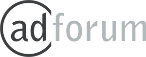 Ad Forum Logo Blue Background PNG image