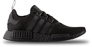 Adidas Black Sneaker Profile PNG image