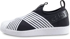 Adidas Blackand White Slip On Sneaker