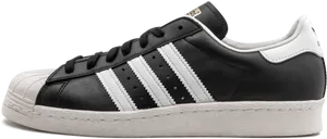 Adidas Classic Black White Sneaker Side View PNG image