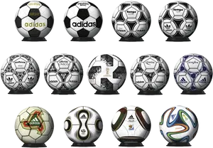 Adidas Official Match Balls Collection PNG image