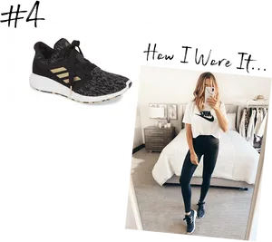 Adidas Sneakers Style Inspiration PNG image