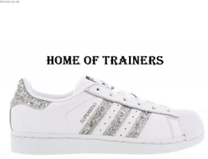 Adidas Superstar Sparkle Trainers PNG image