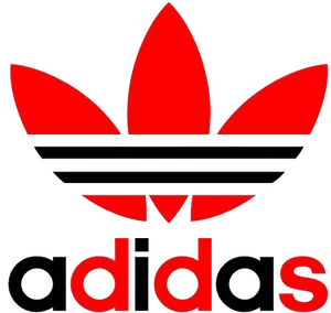 Adidas Trefoil Logo Redon Black PNG image