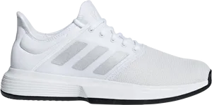 Adidas White Sneaker Side View PNG image