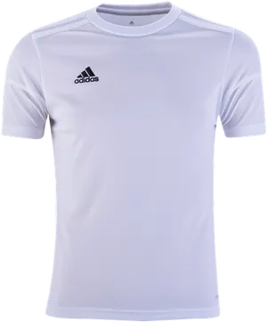 Adidas White Soccer Jersey PNG image