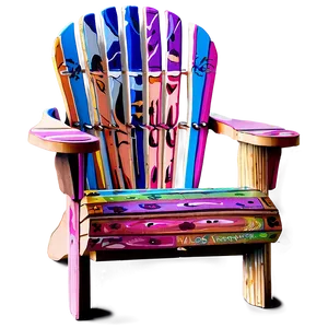 Adirondack Chair On Dock PNG Sip5 PNG
