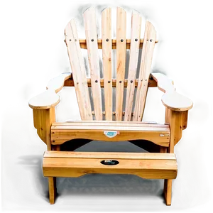 Adirondack Chair With Cup Holder PNG 06292024 PNG