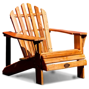 Adirondack Chair With Table PNG 48