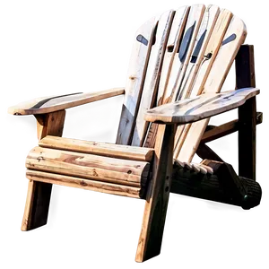 Adirondack Chair With Table PNG Kqu30 PNG