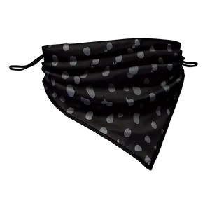 Adjustable Black Bandana PNG 06122024