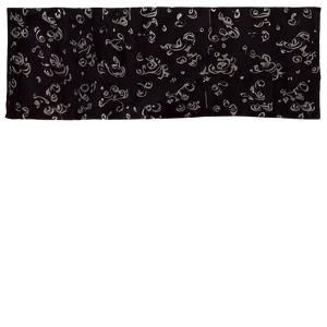 Adjustable Black Bandana PNG 81