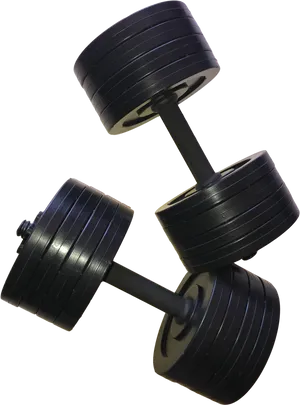 Adjustable Black Dumbbell