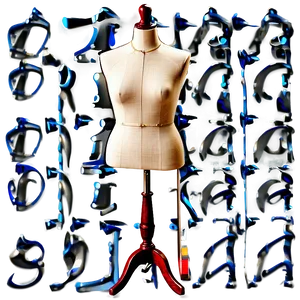Adjustable Dressmaking Mannequin PNG 54