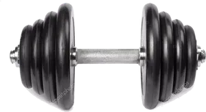 Adjustable Dumbbell Isolatedon White