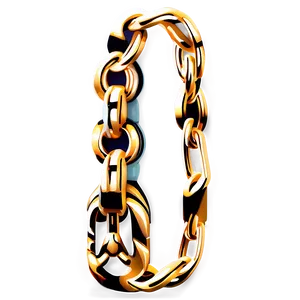 Adjustable Gold Chain PNG 05042024