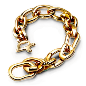 Adjustable Gold Chain PNG Eyw8