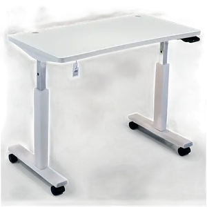 Adjustable Office Desk PNG 06122024