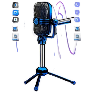 Adjustable Podcasting Mic PNG Ktv13 PNG