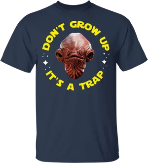 Admiral Ackbar Trap T Shirt PNG image