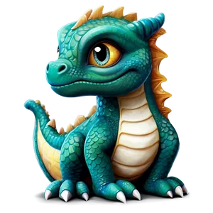 Adorable Baby Dragon Png 06262024 PNG image