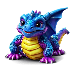 Adorable Baby Dragon Png 06262024 PNG image