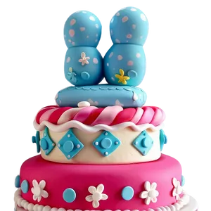 Adorable Baby Shower Cake Topper Png 46 PNG image