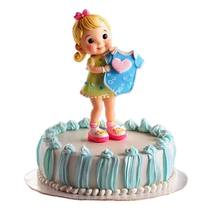 Adorable Baby Shower Cake Topper PNG Kpb PNG