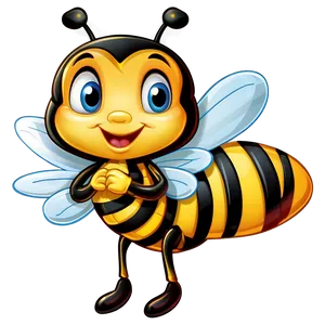 Adorable Bee Cartoon PNG 61 PNG