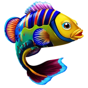 Adorable Cartoon Fish PNG 45 PNG