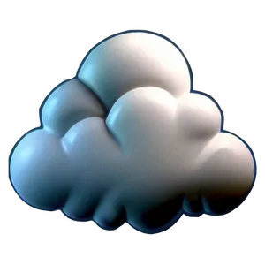 Adorable Cloud Illustration Png 55 PNG image