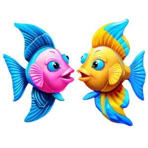 Adorable Fish Friends PNG 23 PNG
