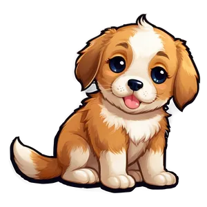 Adorable Kawaii Puppy Png 37 PNG image