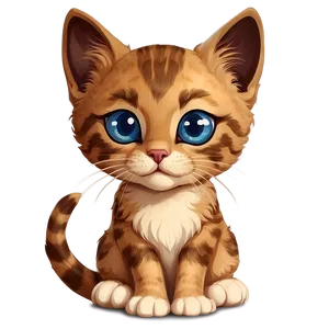 Adorable Kitten PNG 14