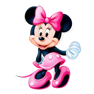 Adorable Pink Minnie Mouse Clipart Png Fep PNG image